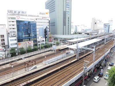 【展望】 | プラットホームから見える駅近物件 | 窓からの眺め