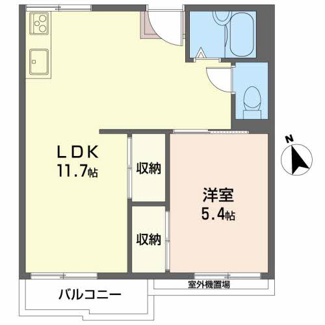 【間取り】 | エクセレート府中Ｂ棟