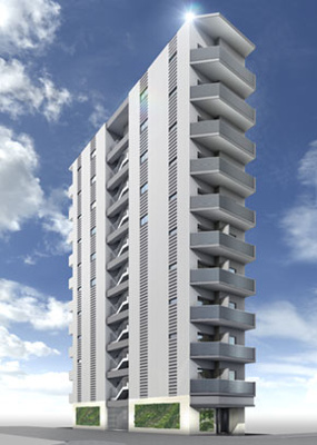 【外観パース】 | ジェノヴィア東日暮里グリーンヴェール