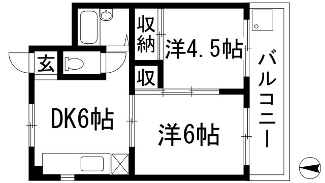【間取り】 | 久保田ハイツ（新田1丁目）
