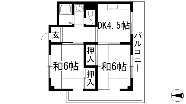 【間取り】 | 水月コーポ