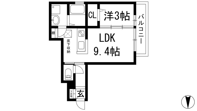 【間取り】 | エスパスグラシューズ