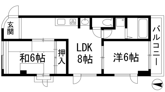 【間取り】 | ロイヤル旭丘