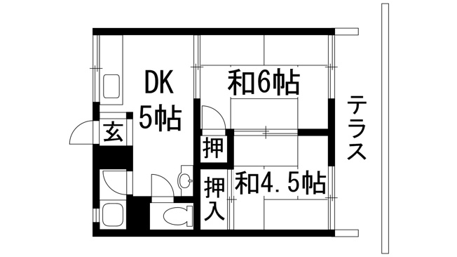 【間取り】 | 北ハイツ