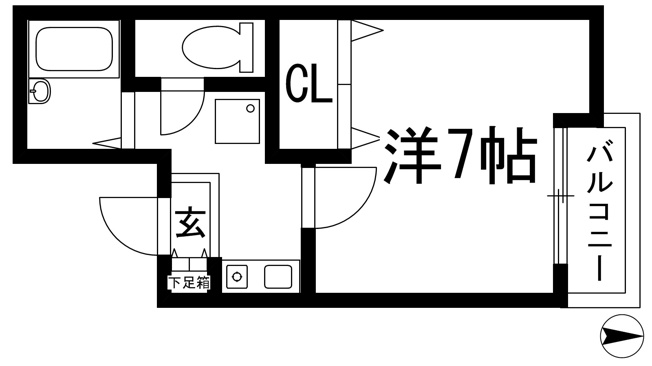 【間取り】 | ギャレカワニシ