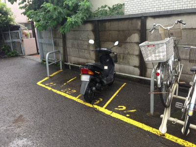 【その他共用部分】 | 多摩川ハイホーム | バイク置場