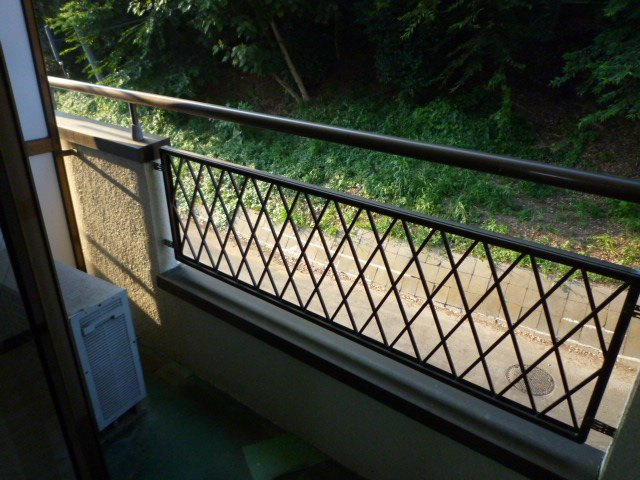 ラフォーレ白山のバルコニー