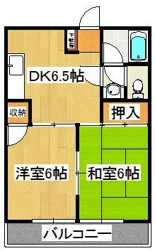 パールハイム市川の間取り