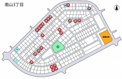 【区画図】 | 加東市南山3丁目1号地・10号地