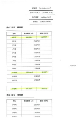 【その他】 | 加東市南山3丁目1号地・10号地