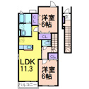 【間取り】 | 人気の２階の角部屋です