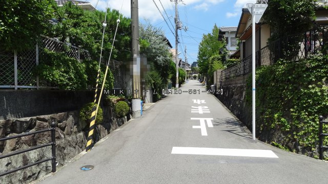 箕面市粟生外院４丁目　土地の周辺