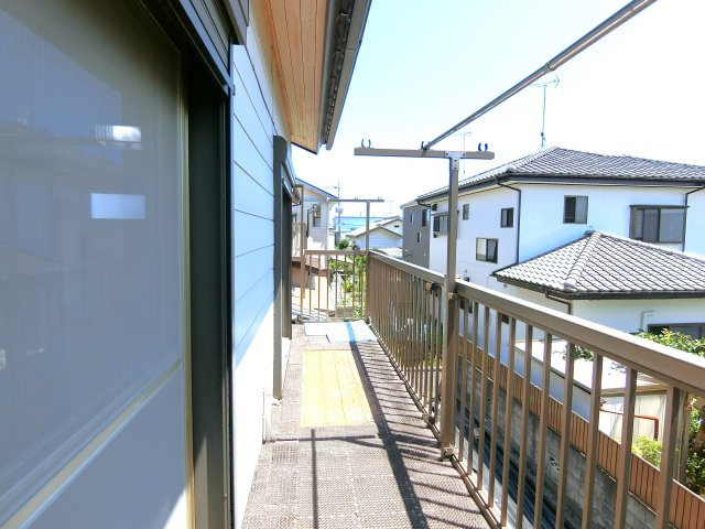 茂原市東郷K貸家のバルコニー
