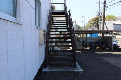 コーポだしやまのエントランス