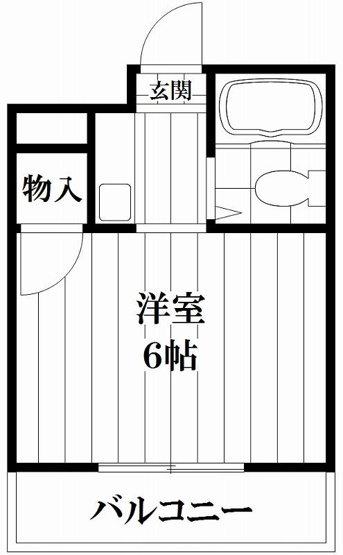 【間取り】 | カレッジ鴻池 | 反転タイプ