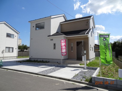 【前面道路含む現地写真】 | 加須市大越　新築分譲住宅全１1棟
