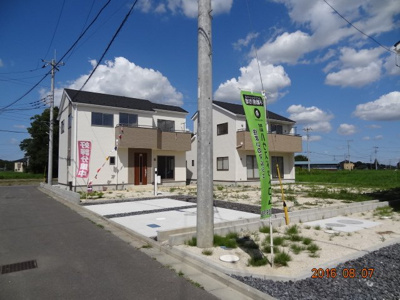 【前面道路含む現地写真】 | 加須市大越　新築分譲住宅全１1棟