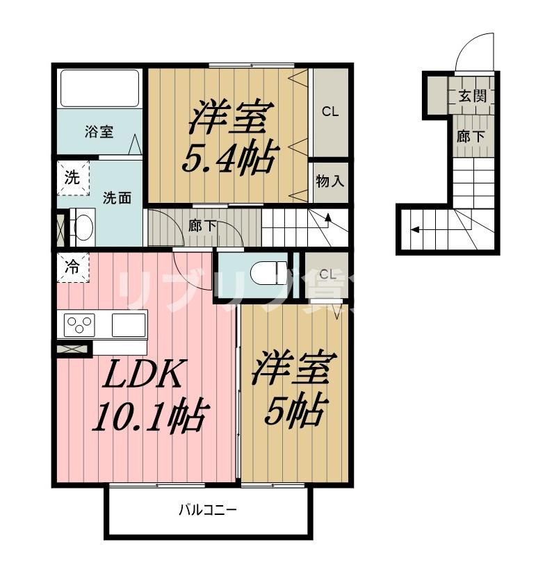 アン　リッシュの間取り