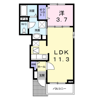 【間取り】 | アルファⅠ号館