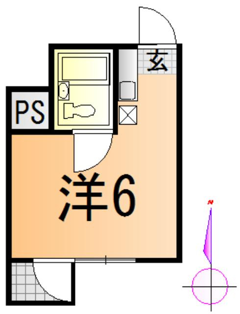 大原マンションの間取り