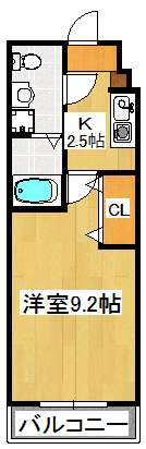 ミリアビタ南本町の間取り