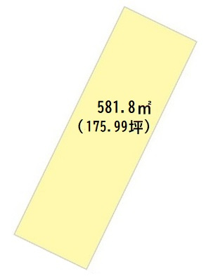 和歌山市和歌浦西1丁目・土地・25499の区画図