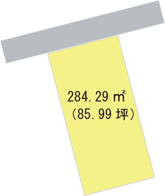 和歌山市中島・土地・26197の区画図