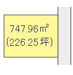 日高郡由良町里・土地・56028の区画図
