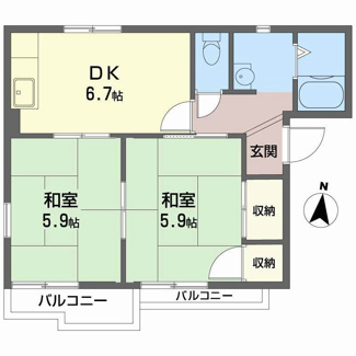 【間取り】 | ロイヤルスクエア高津