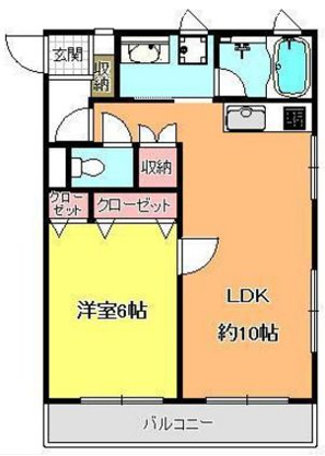 【間取り】 | 袋町マンション
