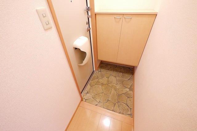 カリーノ　Ｄ棟の玄関|きれいな玄関です