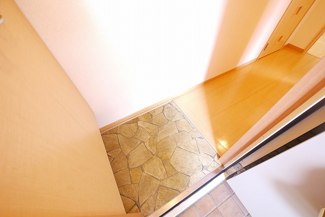 カリーノ　Ｄ棟の玄関|明るい玄関です