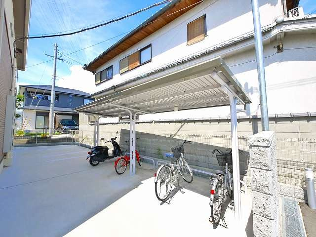 ａｉｌｅのその他共用部分|自転車置き場です。