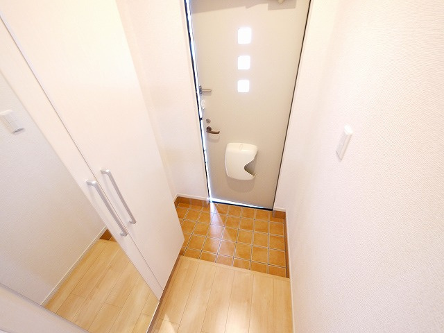 シエルブルーⅡの玄関|毎日通る玄関はこちらです