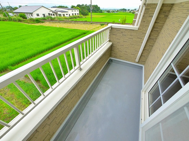 アプリコット（天理市）のバルコニー|陽当たり良好なバルコニーです