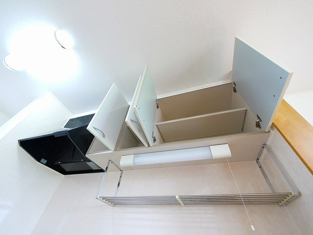 アプリコット（天理市）のキッチン|上の収納