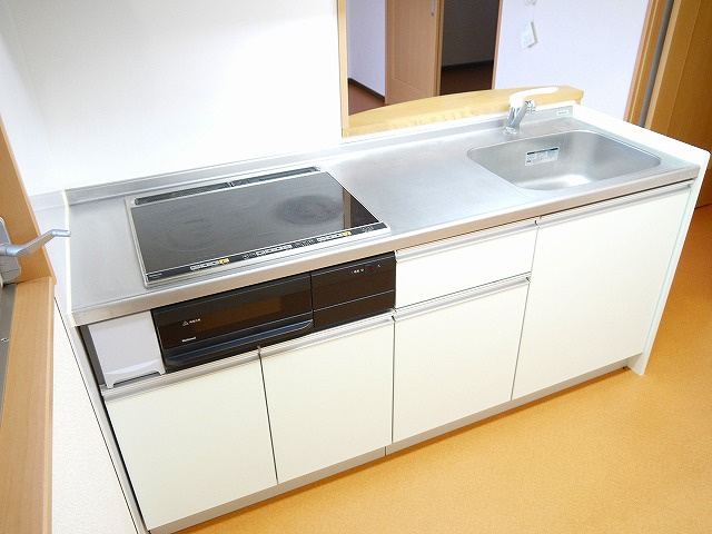 結充Immeuble　B館のキッチン|お料理しやすいキッチンです