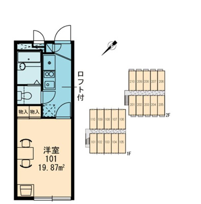 【区画図】 | サンヴィレッジⅡ