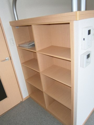 【収納】 | ジョセリーヌ | 同タイプ室内　横にも収納棚有ります。