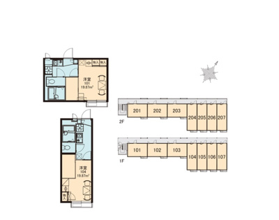 【区画図】 | パーチェ作新台