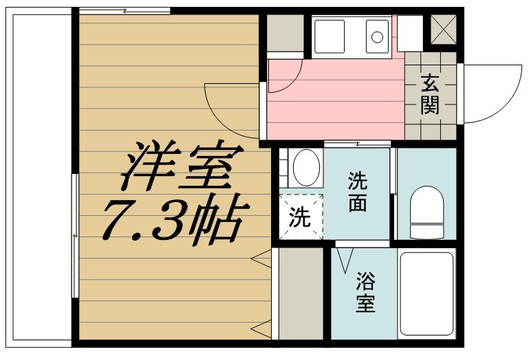 フレシール　ヴィラの間取り