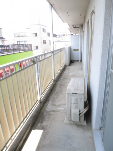 ドミール八坂のバルコニー