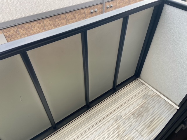 ピュアコートシミズのバルコニー