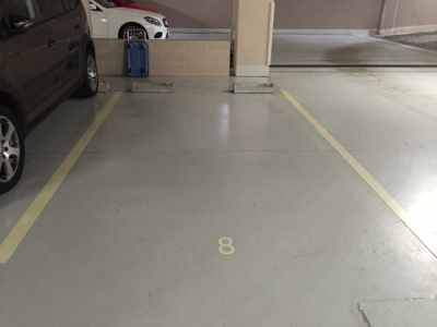 【駐車場】 | ジオグランデ芦屋大原町 | 地下平面駐車場