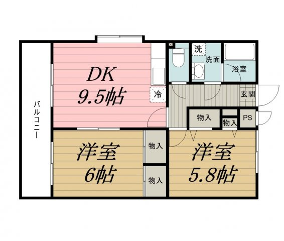 SO．GREENの間取り