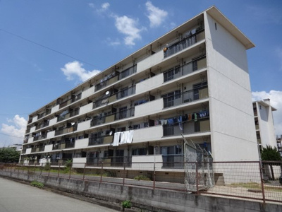 【外観】 | サニーハイツ加古川１号棟 | 日当良好！2階部分のお部屋です！