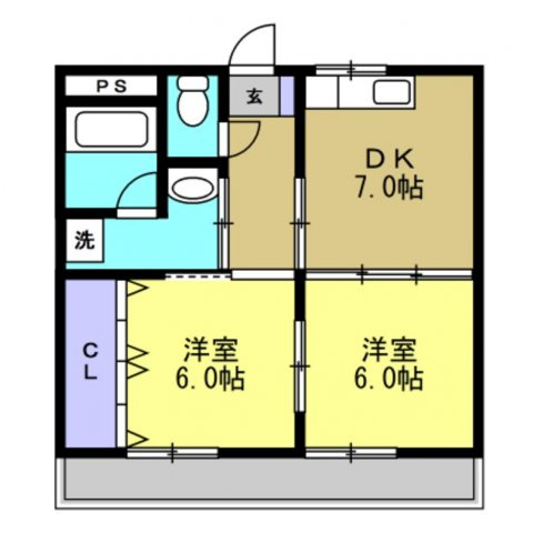 ニューパークメゾン半田の間取り
