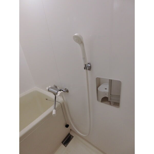 清城コーポラスの浴室