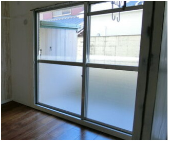 清城コーポラスのバルコニー