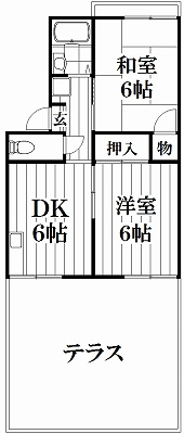 【間取り】 | ドゥヴィネットＡ